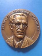 1986 Portugal medaille Joao José Delgado in brons, Verzenden, Brons