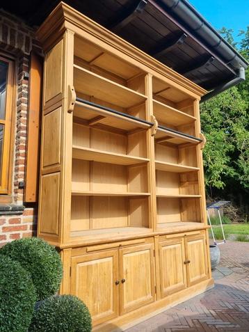 Eiken boekenkast/bibliotheekkast GRATIS LEVERING  beschikbaar voor biedingen