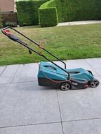 Grasmaaier Electrisch Bosch, Tuin en Terras, Grasmaaiers, Ophalen, Gebruikt, Elektrische grasmaaier, Opvangbak