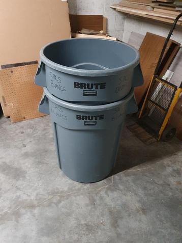 2 poubelles de grande contenance (166 litres), 75 cm ou plus, Comme neuf, Enlèvement, 40 litres ou plus
