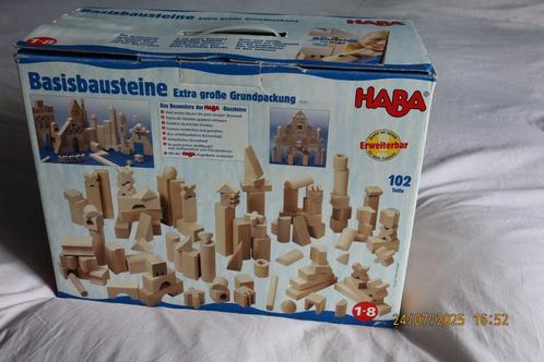 HABA Premiers blocs de construction en bois dès 1 an- boite, Kinderen en Baby's, Speelgoed | Bouwstenen, Zo goed als nieuw, Overige merken