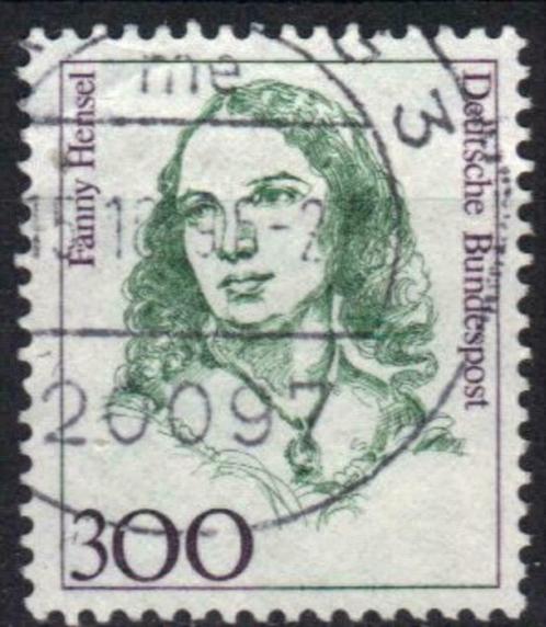 Duitsland Bundespost 1989 - Yvert 1265 - Beroemde vrouw (ST), Timbres & Monnaies, Timbres | Europe | Allemagne, Affranchi, Envoi