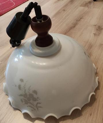 Retro lamp doormeter 50 cm met 2 ronde buislampen  beschikbaar voor biedingen