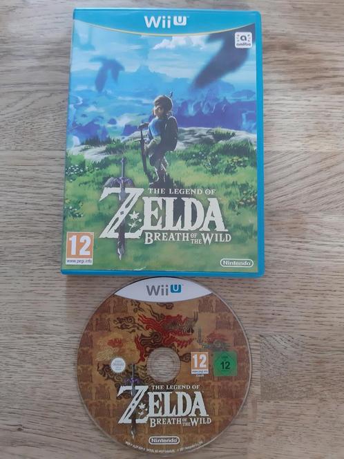 Legend of zelda breath of the wild voor nintendo wii u, Games en Spelcomputers, Games | Nintendo Wii U, Zo goed als nieuw, Ophalen of Verzenden