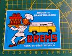 Sticker Volkswagen T2 bestelwagen bakker Herk de stad, Verzamelen, Ophalen of Verzenden