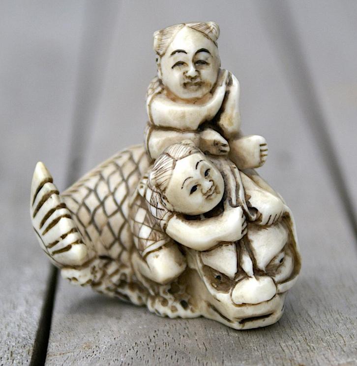 netsuke, Antiquités & Art, Art | Art non-occidental, Enlèvement ou Envoi