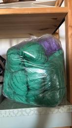 1 kg katoenbollen groen en paars, Hobby en Vrije tijd, Breien en Haken, Ophalen of Verzenden, Nieuw, Breien, Wol of Garen