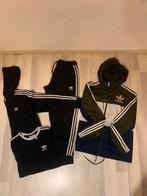 Adidas trainingspak + regenjas + T-shirt – maat L/S – zwart, Ophalen, Zo goed als nieuw, Maat 52/54 (L)