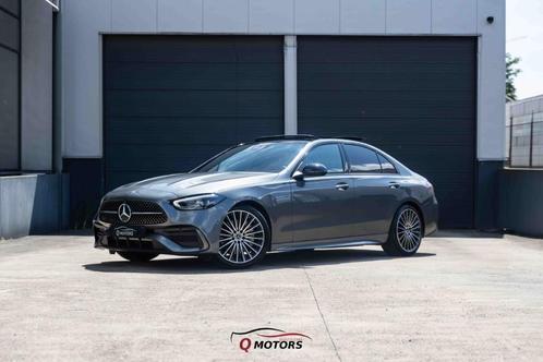 Mercedes-Benz C 180 AMG Line-PANO-LED-1OWNER-BTW, Autos, Mercedes-Benz, Entreprise, Achat, Classe C, ABS, Caméra de recul, Phares directionnels