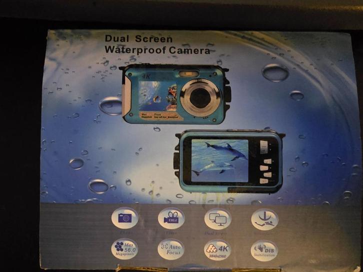 Waterdichte Onderwatercamera's Full HD 4K 56MP Videorecorder, Audio, Tv en Foto, Fotografie | Onderwatercamera's, Nieuw, Camera