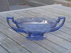 Val St Lambert schaal in blauwpaars, Antiek en Kunst, Ophalen