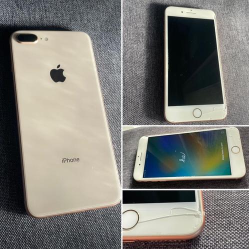 iPhone 8 Plus 256 GB roségoudkleur., Telecommunicatie, Mobiele telefoons | Apple iPhone, Gebruikt, 256 GB, Zonder abonnement, Met simlock