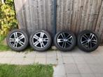 4 velgen met winterbanden Ford Tourneo Custom 235/55R17 103V, Auto-onderdelen, Banden en Velgen, Ophalen, Winterbanden, Velg(en)