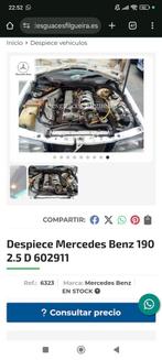 Zoekmachine Mercedes w124 250D, Ophalen