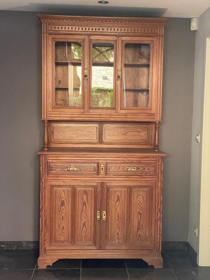 Vintage kast in Pitch Pine, Antiek en Kunst, Antiek | Meubels | Kasten, Ophalen