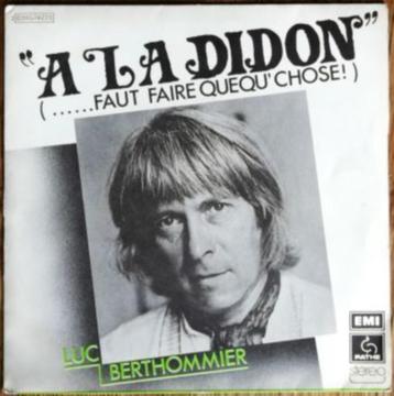 LUC BERTHOMMIER – A la didon / SINGLE – Vinyle beschikbaar voor biedingen