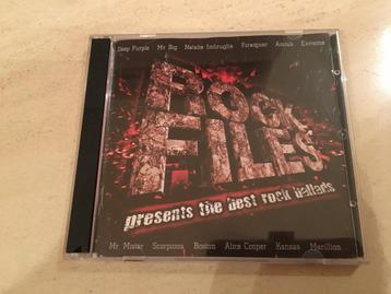 2 CD Rock Files the best rock ballads beschikbaar voor biedingen