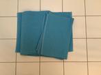 12 stuks Placemats Rib Turquoise. Samen 10€., Ophalen of Verzenden, Zo goed als nieuw