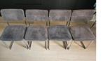 Stoelen set eettafel 4 stuks, Ophalen, Gebruikt, Vier, Stof