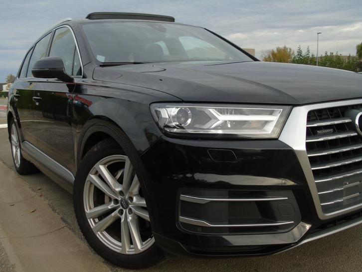 Audi Q7 3.0 TDI S-Line Quattro *1e Eigen*Full-Option*EURO 6b, Auto's, Audi, Bedrijf, Te koop, Q7, 360° camera, 4x4, ABS, Achteruitrijcamera