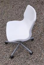 witte bureaustoel met wieltjes, Chaise de bureau, Ergonomique, Enlèvement, Utilisé