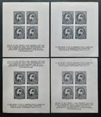 België: OBP Z/W BL 1 - Montenez 1924., Postzegels en Munten, Koninklijk huis, Ophalen of Verzenden, Zonder stempel, Postfris