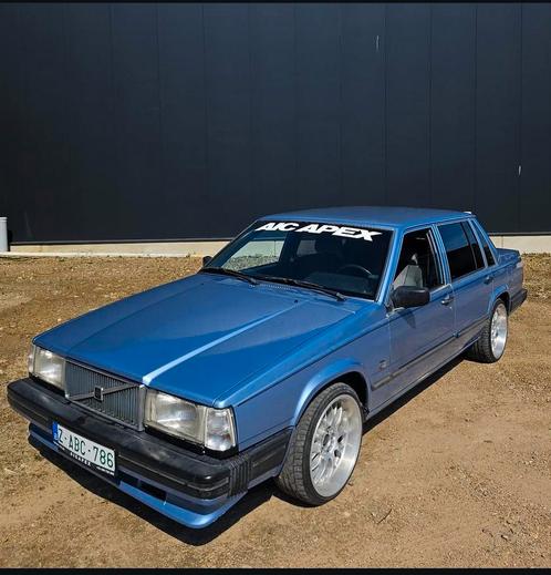 Volvo 744 met t5 op papier, Auto's, Volvo, Particulier, Centrale vergrendeling, Lichtmetalen velgen, Mistlampen, Radio, Zetelverwarming