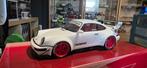 Porsche 911 (964) RWB wit 1:18 GT-SPIRIT, Ophalen of Verzenden, Zo goed als nieuw, Auto, Overige merken