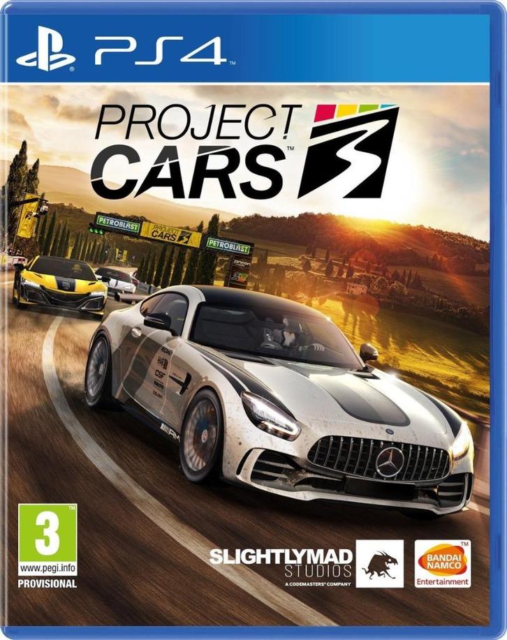 PS4- Project Cars 3 (Sealed), Games en Spelcomputers, Games | Sony PlayStation 4, Nieuw, Racen en Vliegen, 1 speler, Eén computer