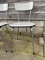 6x Vintage stoelen, Huis en Inrichting, Stoelen, Vijf, Zes of meer stoelen, Gebruikt, Wit, Ophalen