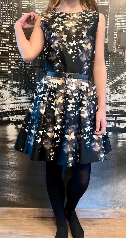 Prachtige jurk Fun & Fun, Kleding | Dames, Jurken, Zo goed als nieuw, Maat 36 (S), Zwart, Boven de knie, Ophalen of Verzenden