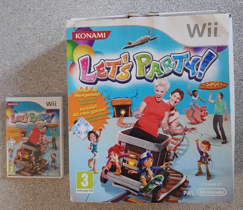 Let's Party met spelmat, Consoles de jeu & Jeux vidéo, Jeux | Nintendo Wii, Utilisé, Autres genres, 3 joueurs ou plus, À partir de 3 ans