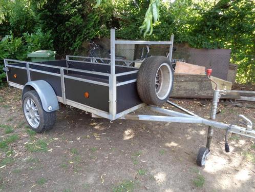 galva aanhangwagen 2.48/1.26m 750kg VOLLEDIG NIEUW HOUT id, Auto diversen, Aanhangers en Bagagewagens, Zo goed als nieuw, Ophalen