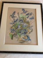 Aquarelle vogels, Antiek en Kunst, Ophalen