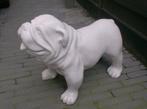 mooi tuinbeeld hond 60 / 45 cm, Jardin & Terrasse, Statues de jardin, Comme neuf, Animal, Pierre, Enlèvement