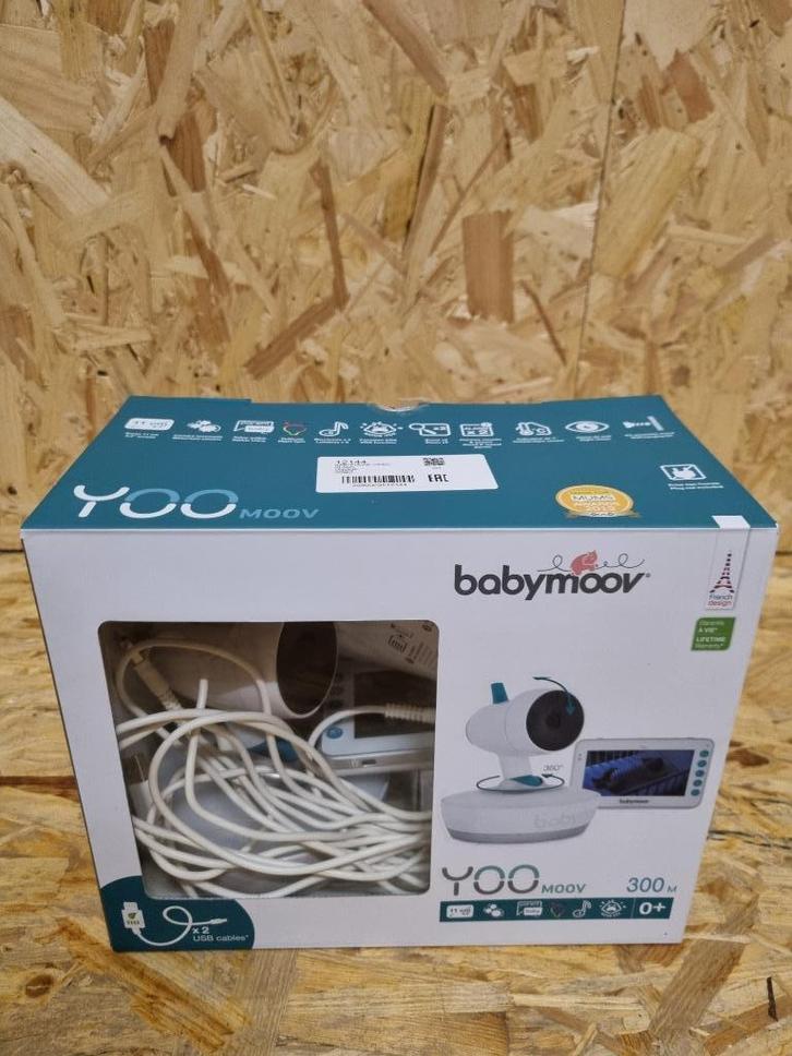 Yoo-Moov 360 videobabyfoon van Babymoov, Kinderen en Baby's, Babyfoons, Zo goed als nieuw, 250 meter of meer, Camera, Digitaal