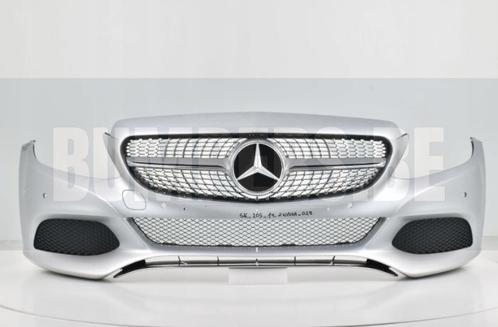 Bumper MERCEDES C-CLASS C CLASS W205 205 REGULAR 2014- Voorb, Auto-onderdelen, Carrosserie, Bumper, Voor, Gebruikt, 6 maanden garantie