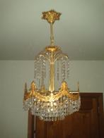 Kroonluchter kristal n2, Ophalen, Gebruikt, Glas, Klassiek