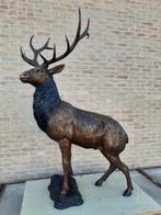 BRONZEN GROOT HERT AAN 2650 IPV 3850 AAN ZEER LAGE PRIJS!!!, Ophalen of Verzenden, Nieuw, Overige materialen, Dierenbeeld