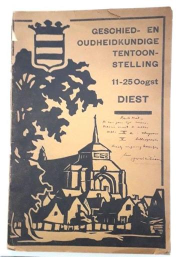 Brochure "Geschied- en Oudheidkundige Tentoonstelling Diest" beschikbaar voor biedingen