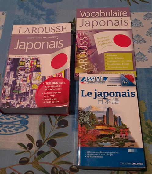 Lot 3 livres dictionnaire apprendre le japonais, Livres, Langue | Langues Autre, Comme neuf, Non-fiction, Enlèvement ou Envoi