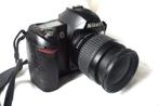 Nikon D70 + Nikkor af 28-80 G + 2 batterijen..., Gebruikt, Spiegelreflex, 6 Megapixel, Ophalen of Verzenden