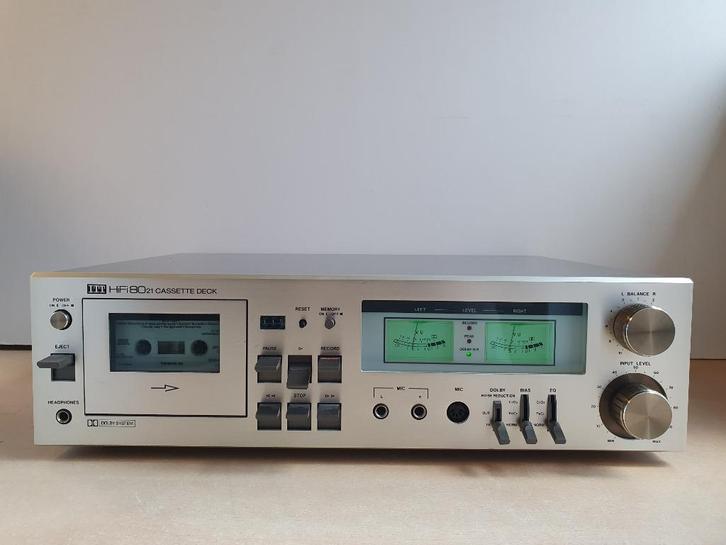 Cassette Deck ITT HiFi 8021, Audio, Tv en Foto, Cassettedecks, Ophalen of Verzenden
