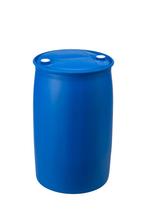 200Lt Kunststof blauw vat + dop, Tuin en Terras, Regentonnen, Kunststof, Gebruikt, 150 liter of meer, Ophalen