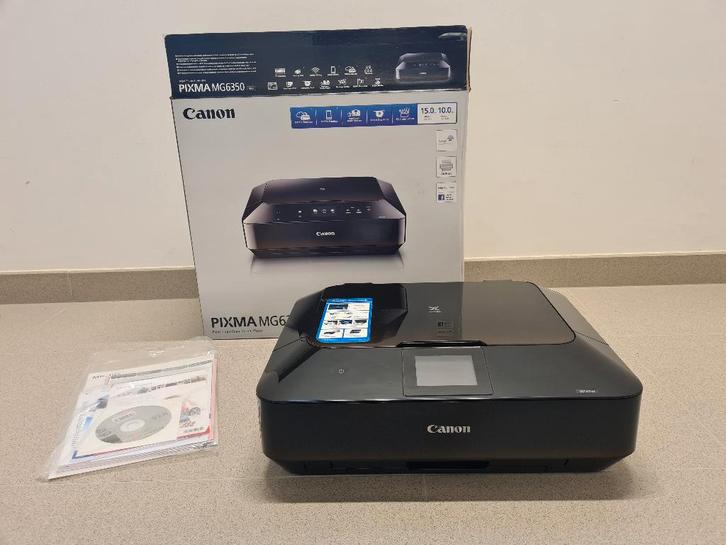 Canon Pixma MG6350, Informatique & Logiciels, Imprimantes, Utilisé, All-in-one, Imprimante à jet d'encre, Fax, Impression couleur