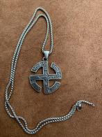 Vikingkruis met hanger, Ophalen of Verzenden, Zo goed als nieuw, Met hanger