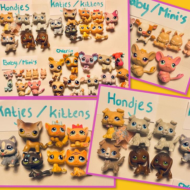 Littlest Pet Shop verzameling Speciale Pets diertjes LPS, Verzamelen, Poppetjes en Figuurtjes, Zo goed als nieuw, Verzenden