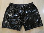 Zwarte Lak PVC Short Heren, Ophalen of Verzenden, Zwart, Boxer