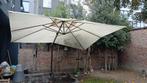Grote draaibare tuinparasol — 3x4m, Ophalen, Gebruikt, 3 tot 4 meter, Kantelbaar
