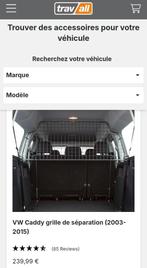 Grille travall protection chien pour volkswagen caddy, Ophalen, Zo goed als nieuw
